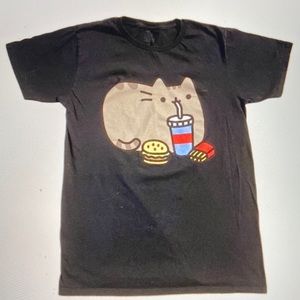 Pusheen The Cat Fast Food T-Shirt Size -S